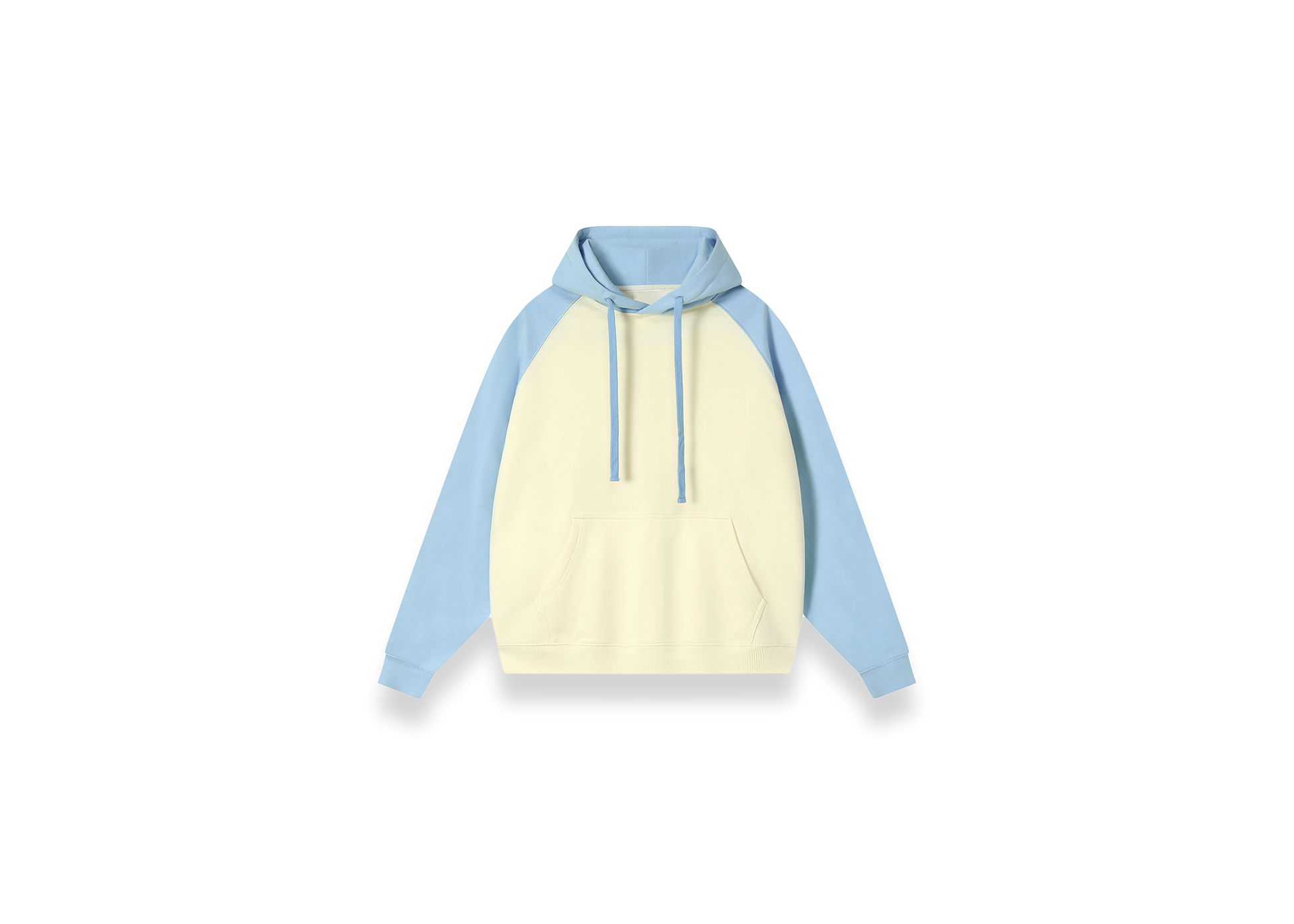 Color-Block Raglan Sleeve Hoodie