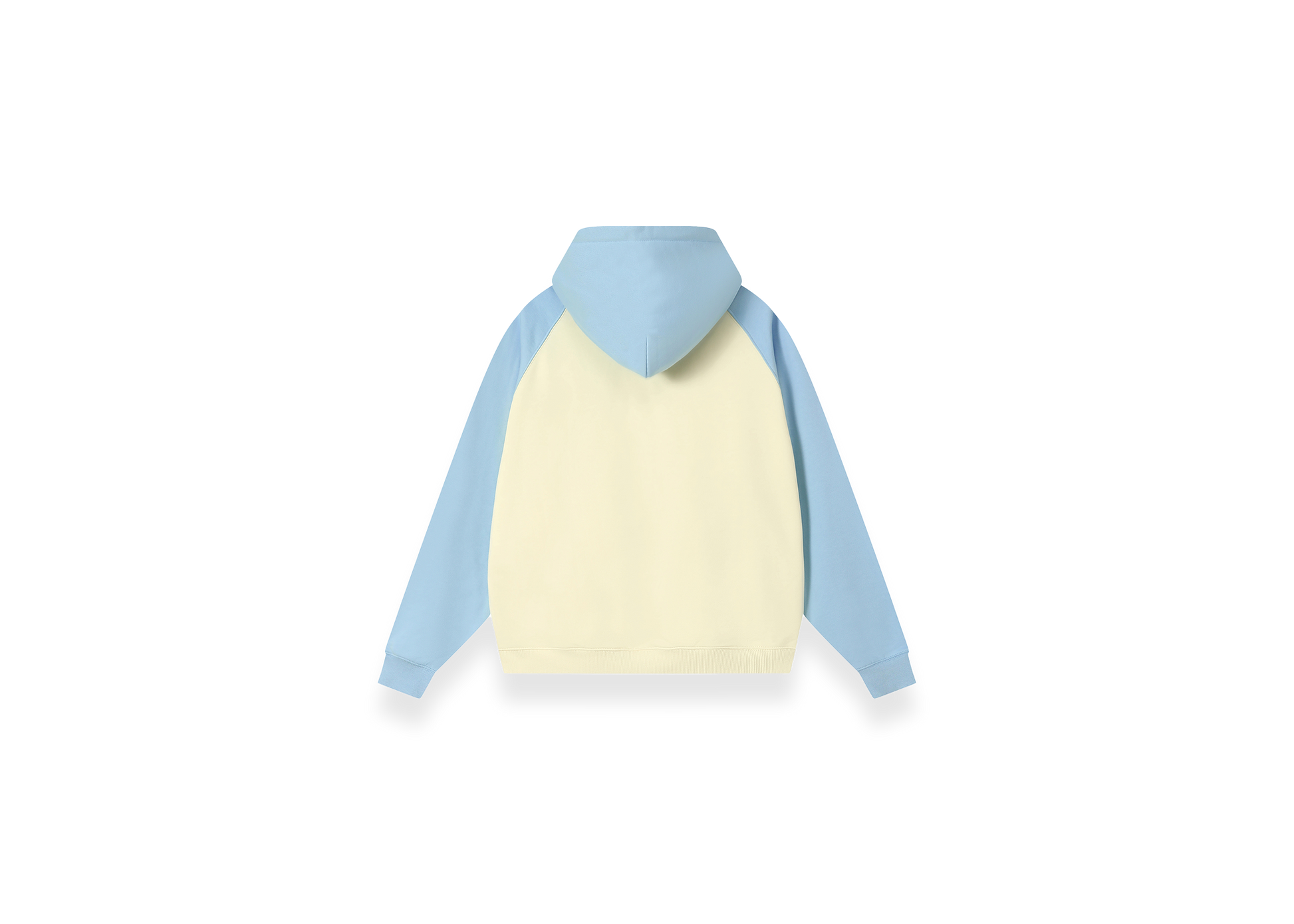 Color-Block Raglan Sleeve Hoodie