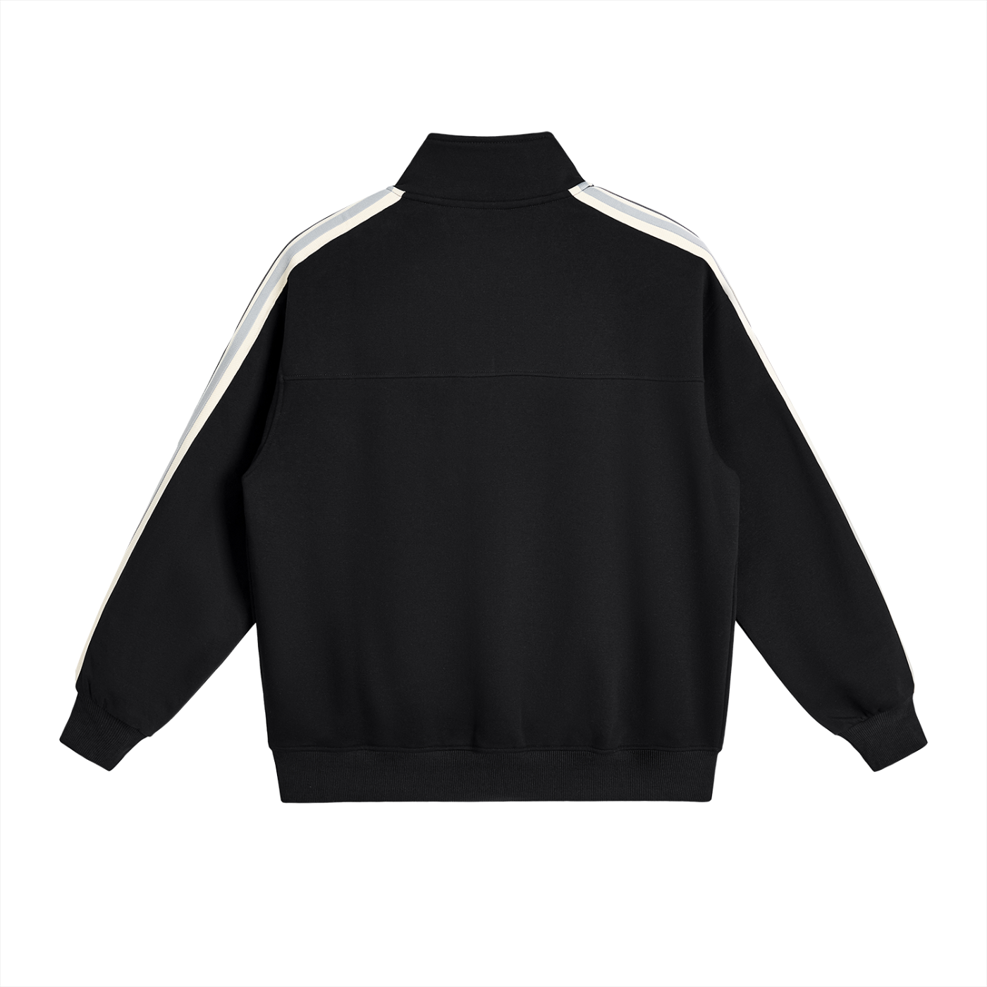 Side-Stripe Stand Collar Jacket – Unisex Casual