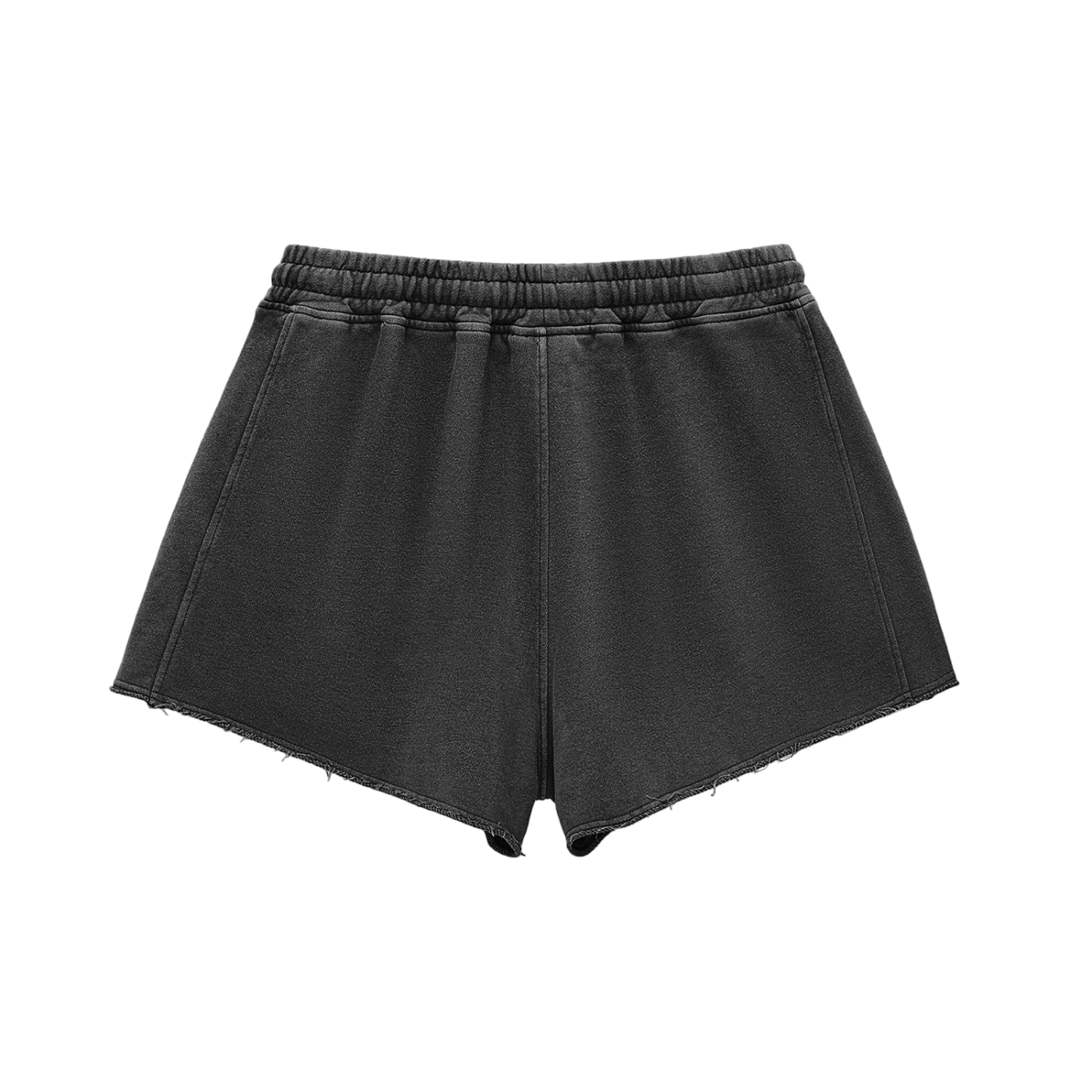 Snow Washed Raw Edge Shorts – Women’s Streetwear