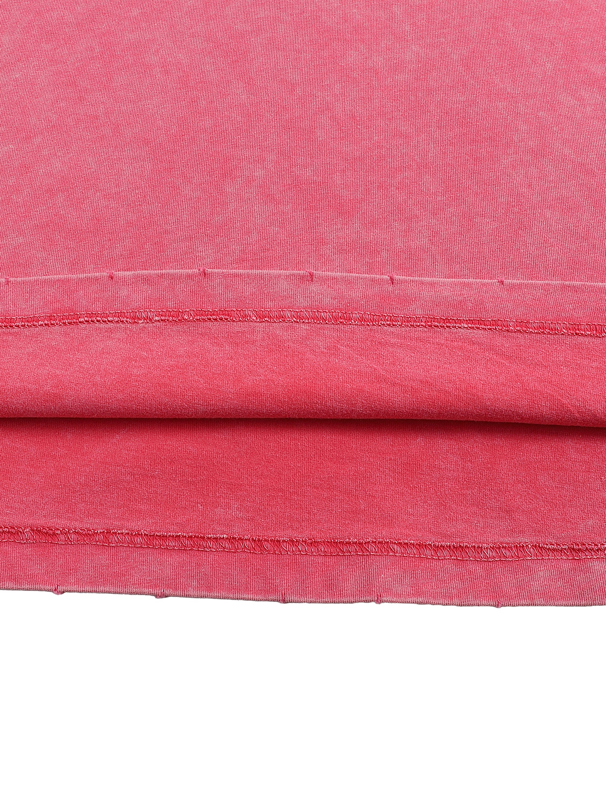 Snow Washed Frayed Edge T-Shirt