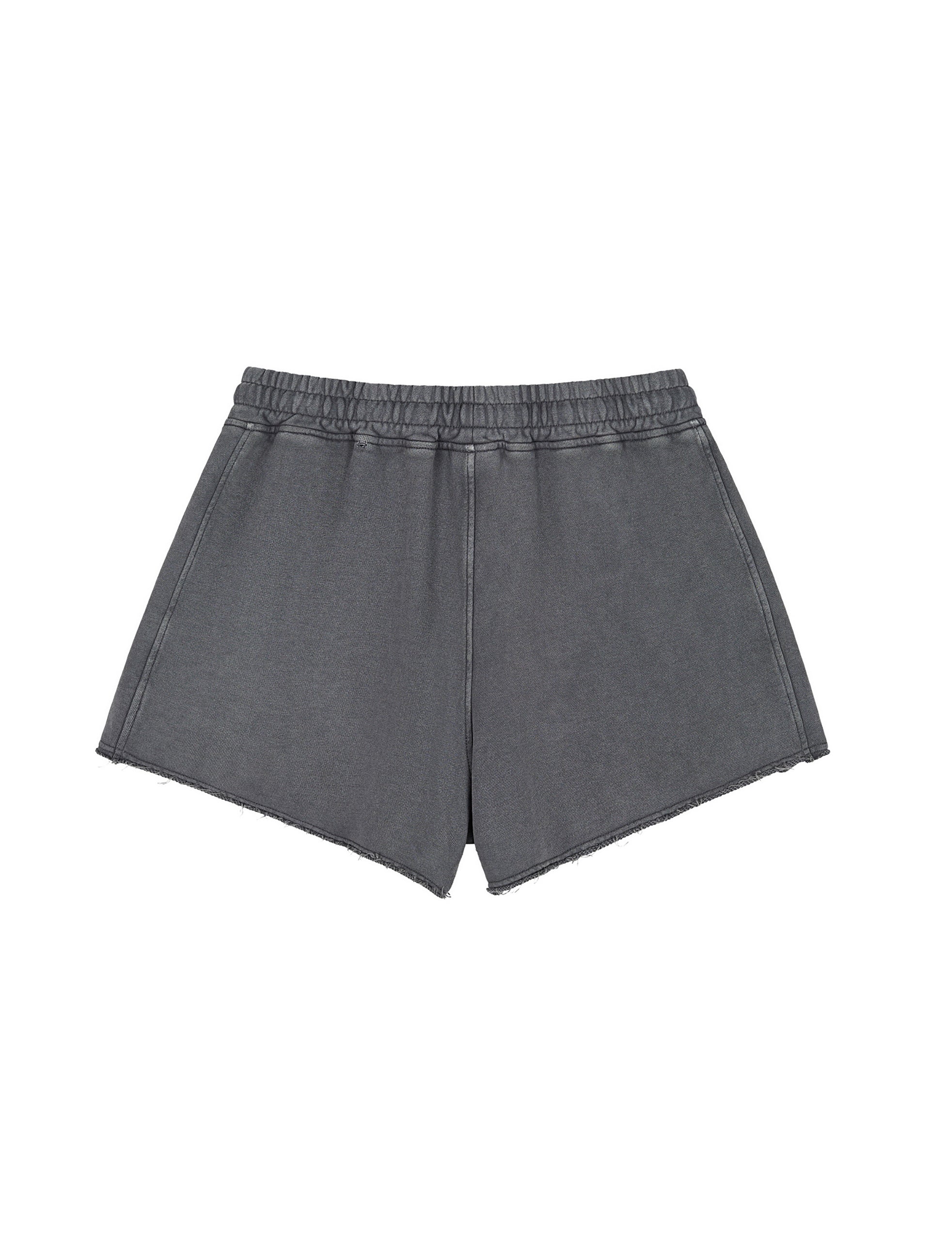 Snow Washed Raw Edge Shorts – Women’s Streetwear