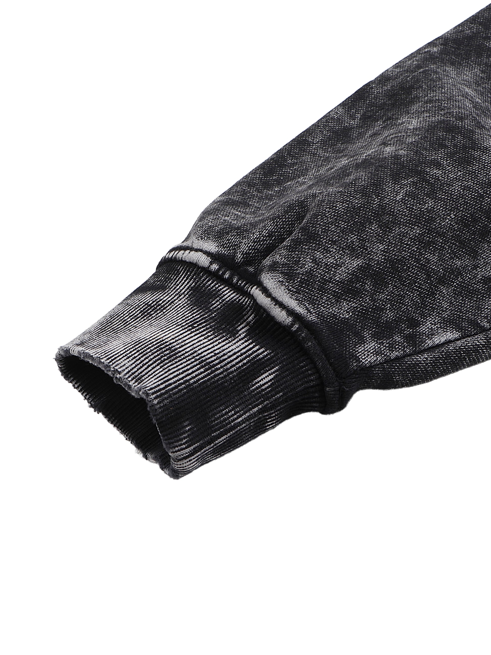 Snow Washed Hand-Frayed Sweatshirt