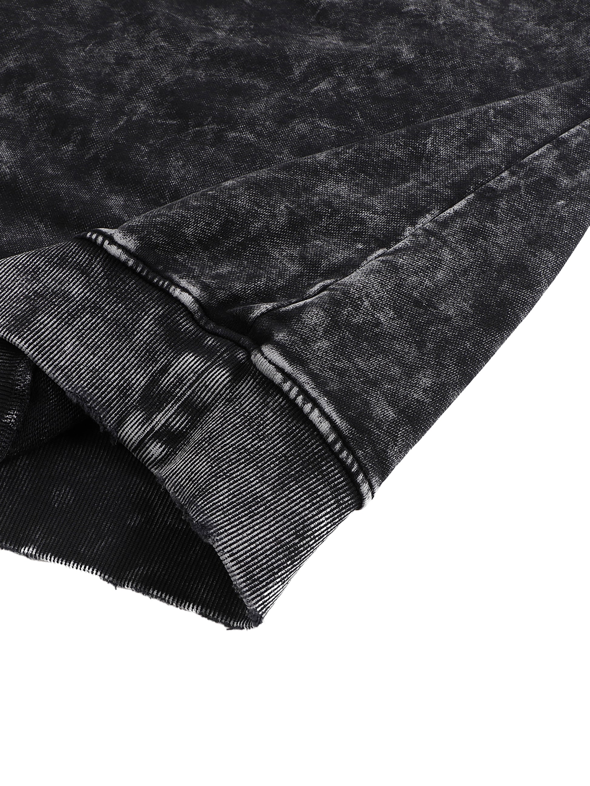 Snow Washed Hand-Frayed Sweatshirt