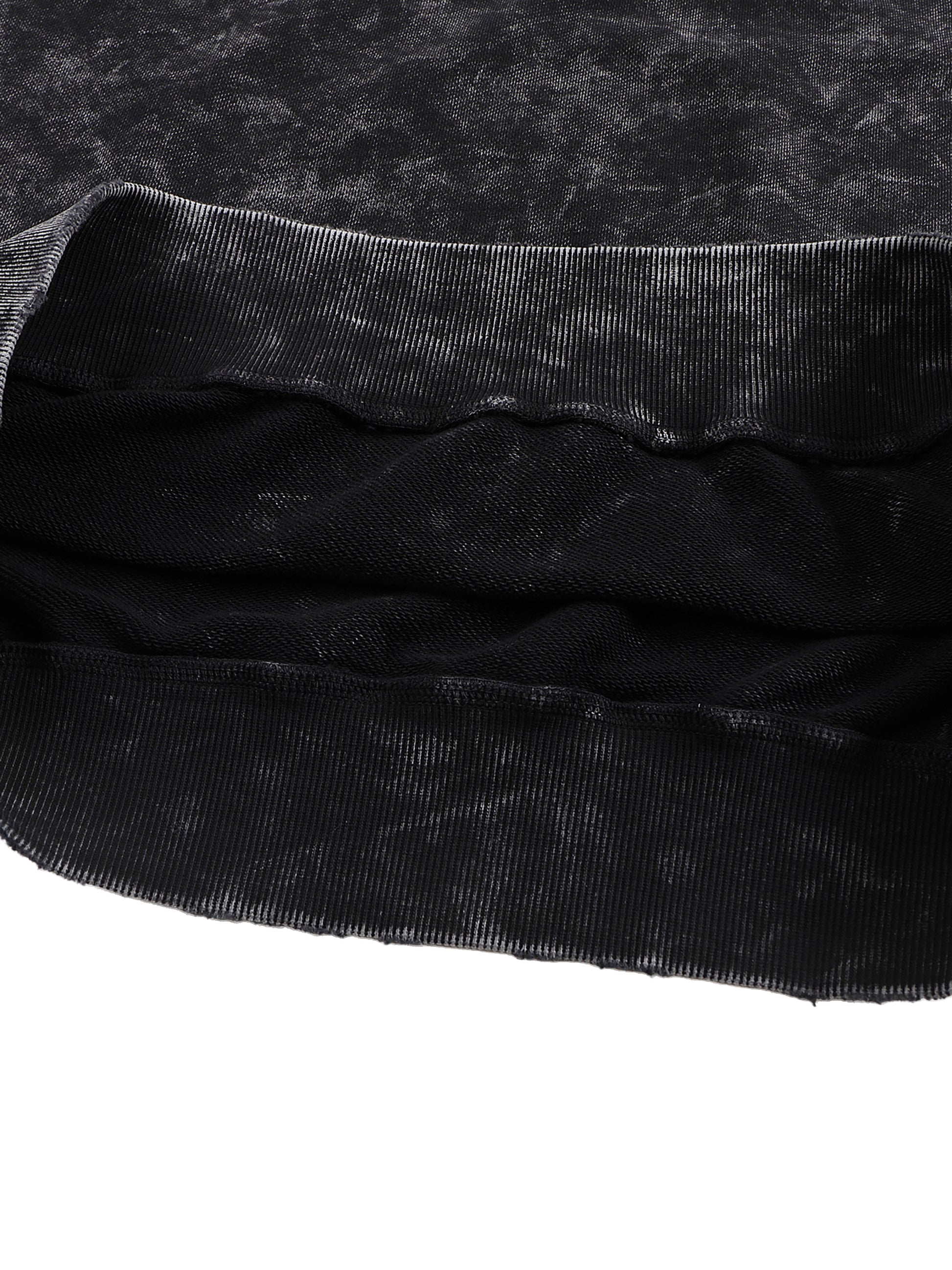 Snow Washed Hand-Frayed Sweatshirt