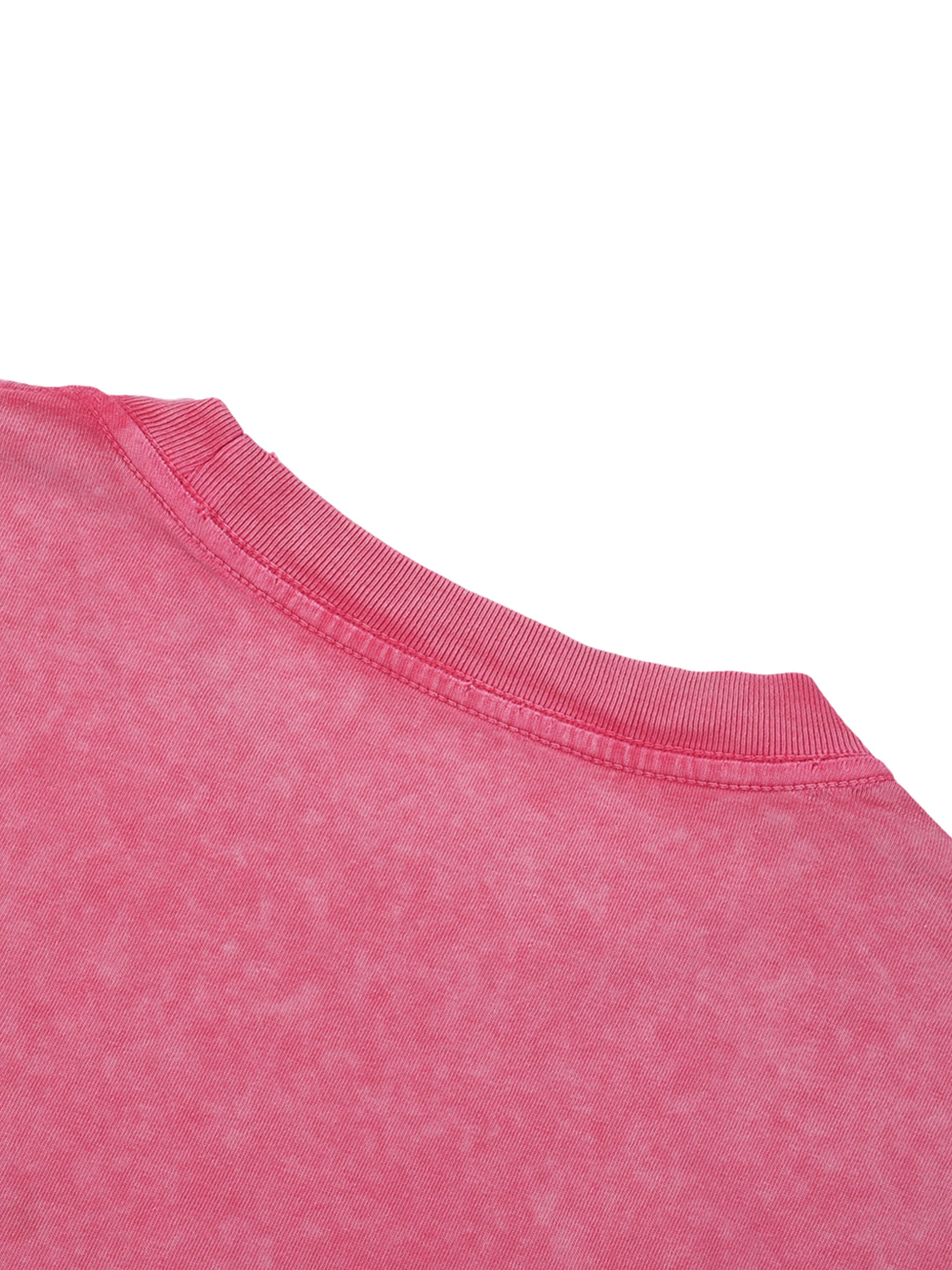 Snow Washed Frayed Edge T-Shirt