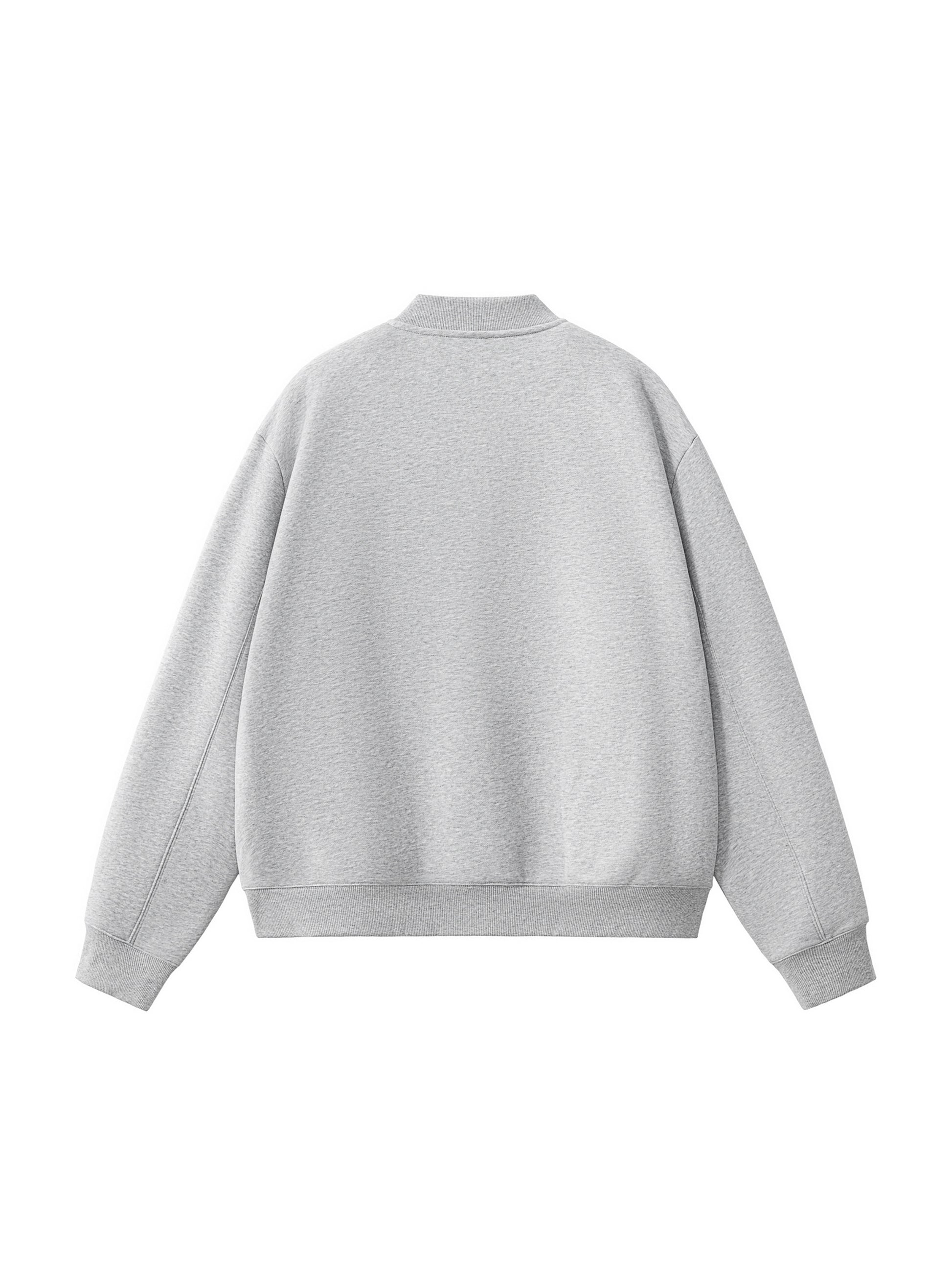 Zip-Up Fleeced Varsity Jacket – Unisex Casual