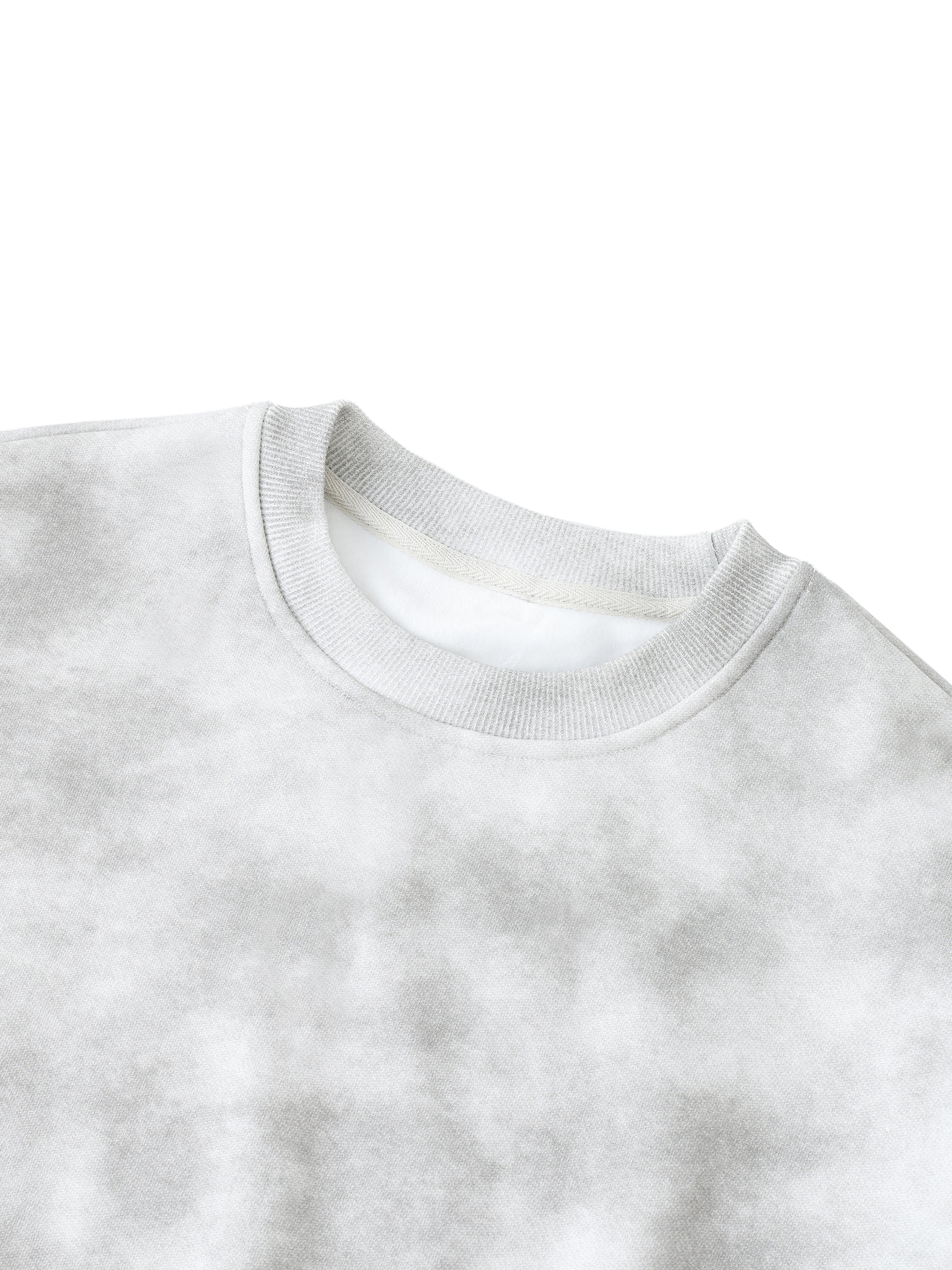 Dirty Washed Boxy Fleeced Sweatshirt