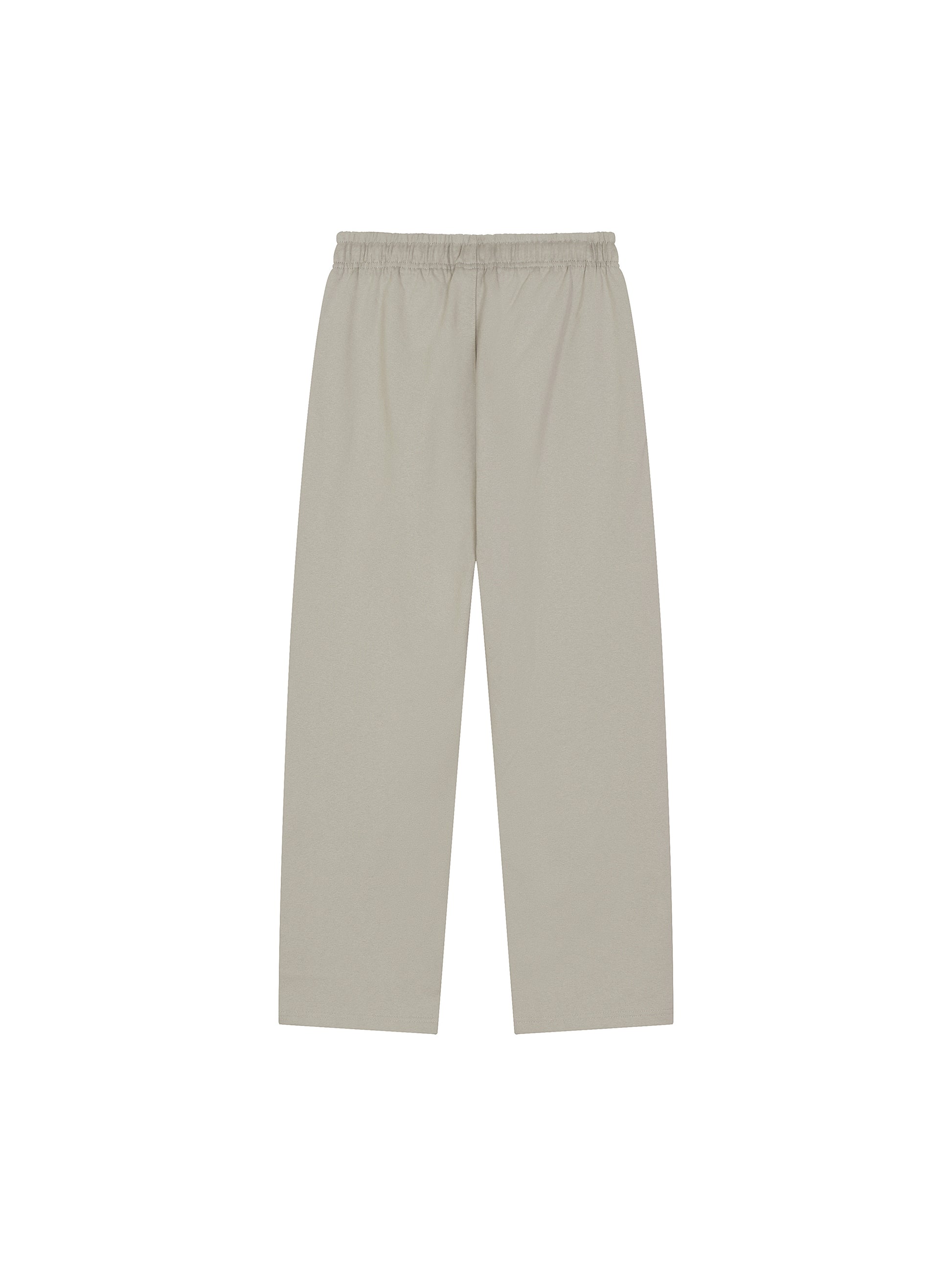 Solid Color Straight-Leg Sweatpants