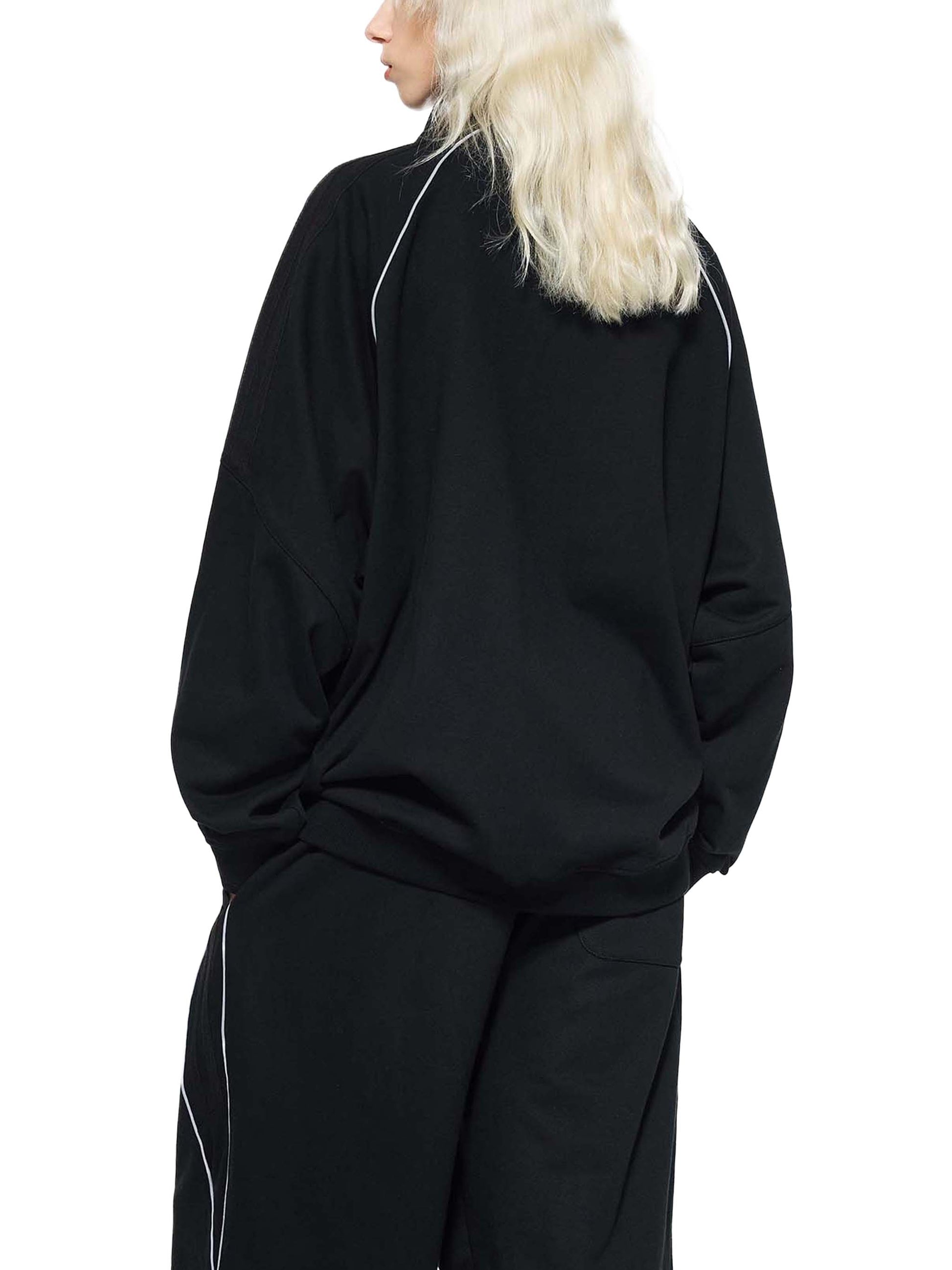 Reflection Striped Raglan Jacket – Unisex Streetwear