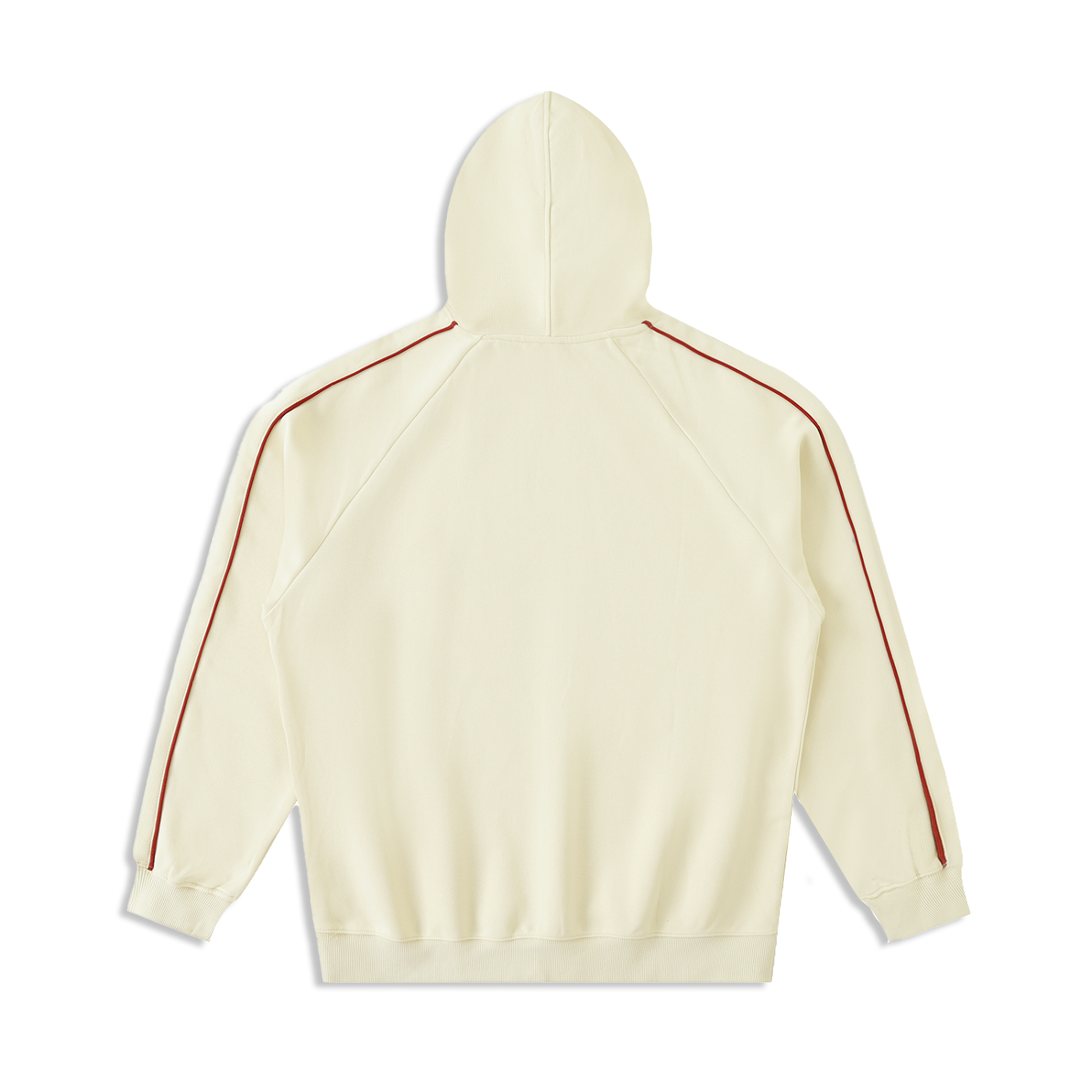 Contrast Piping Raglan Hoodie