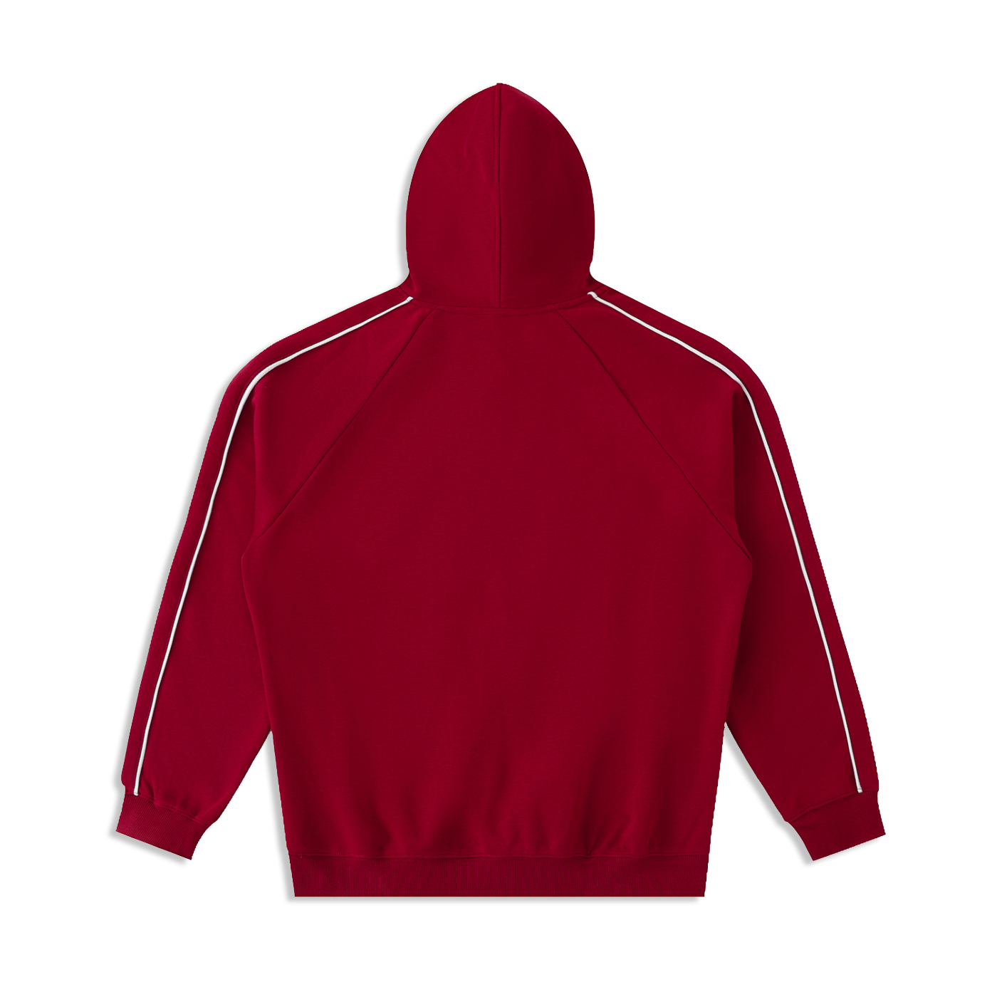 Contrast Piping Raglan Hoodie